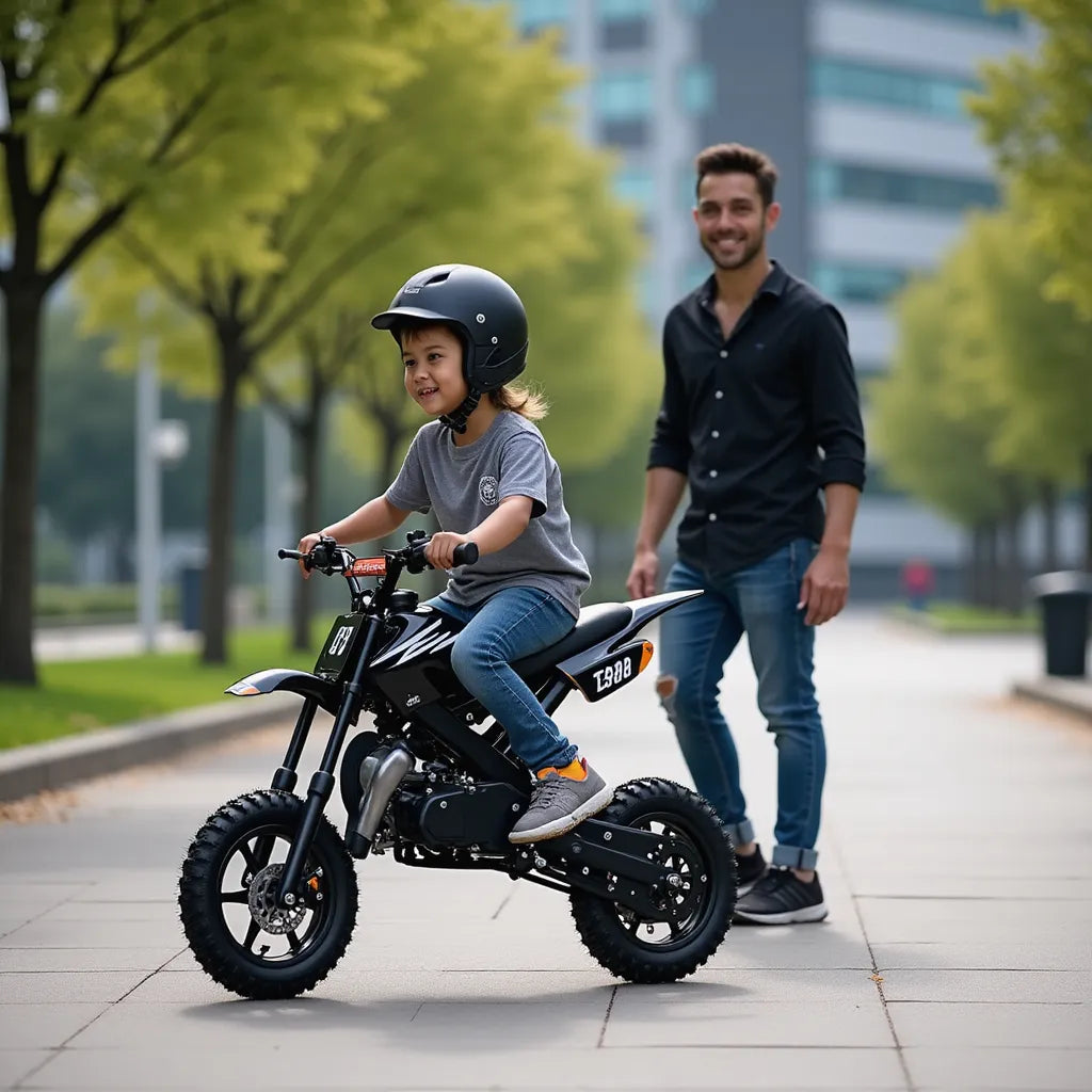 Pitbike para Niños 49cc - Negra