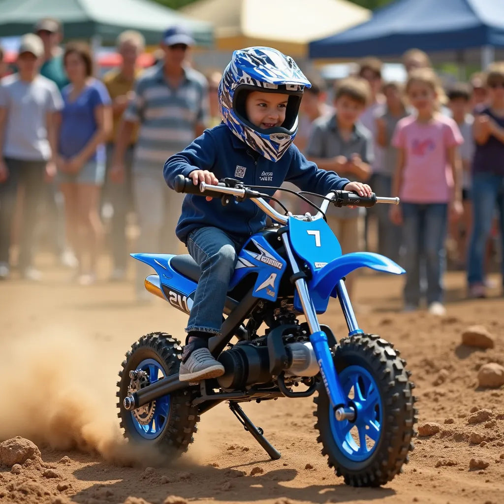 Pitbike para Niños 49cc - Azul