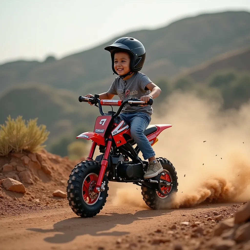 Pitbike para Niños 49cc - Rojo