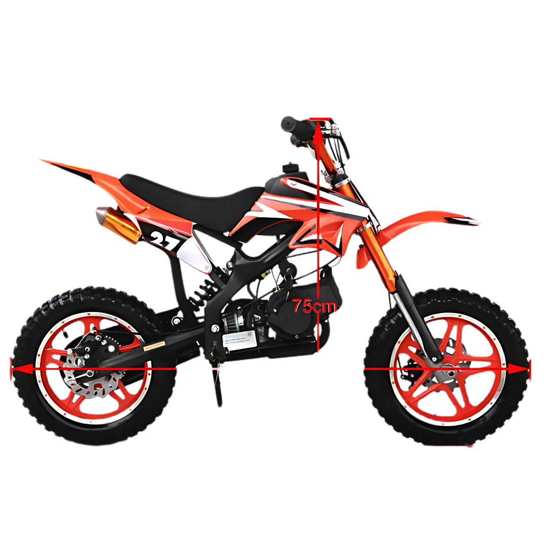 Pitbike para Niños 49cc - Naranja