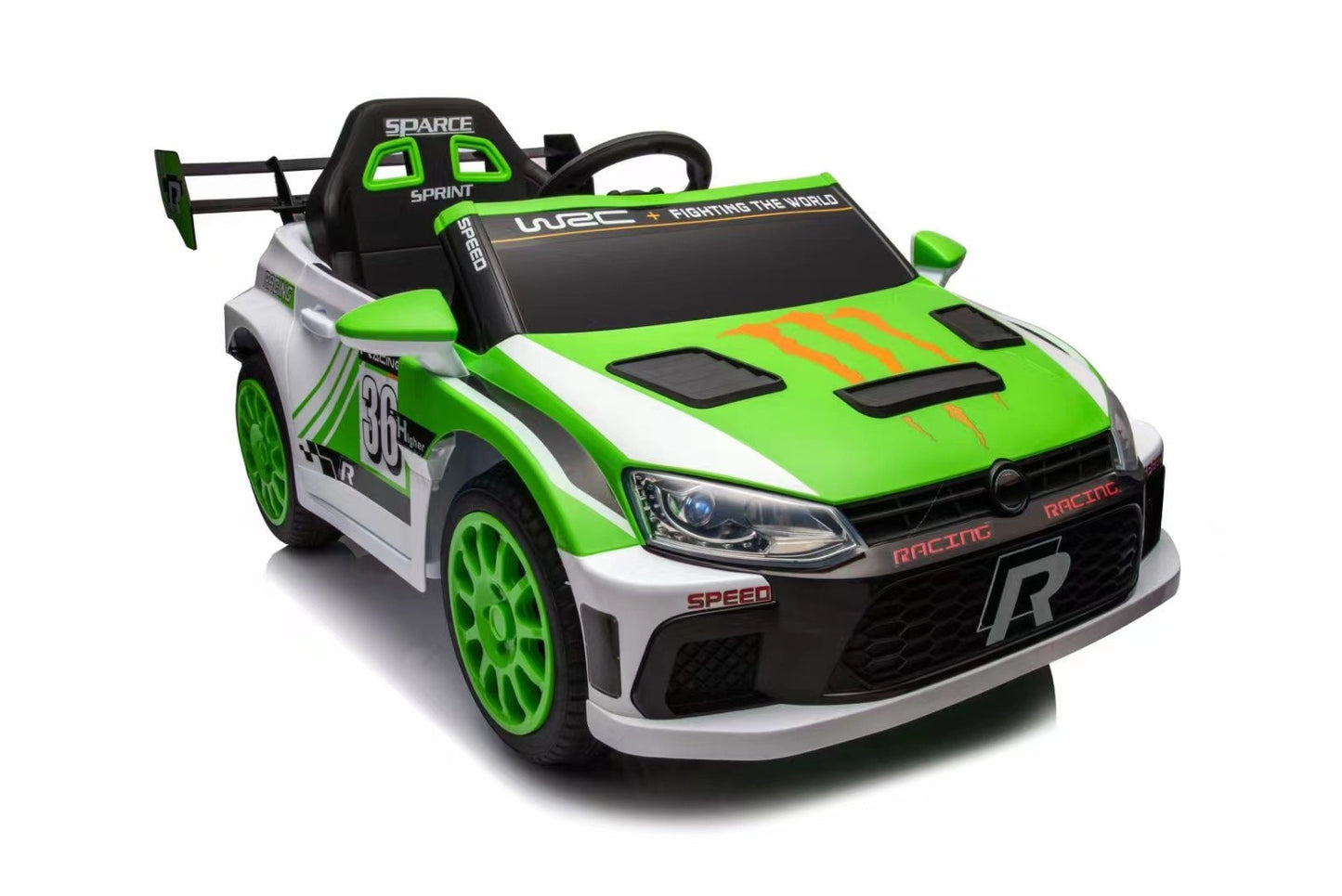Drift Toy Eléctrica Full 2 Motores - Verde